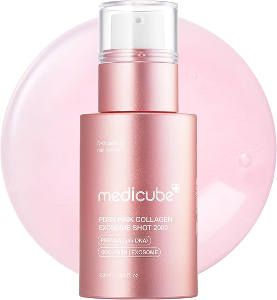 medicube PDRN Pink Collagen Exosome Shot Serum 2,000 PPM! 30ml 1.01 fl.oz